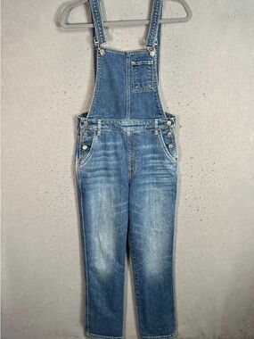 Seven for all Mankind Classic Blue Denim Overalls
